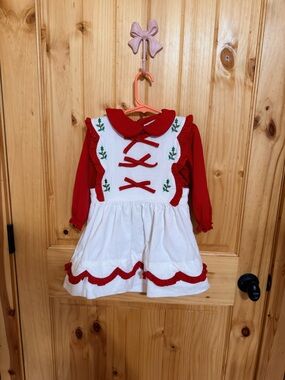 Little bear smocks Christmas dress